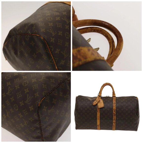 LOUIS VUITTON Monogram Keepall 55 Boston Bag - Picture 11 of 15